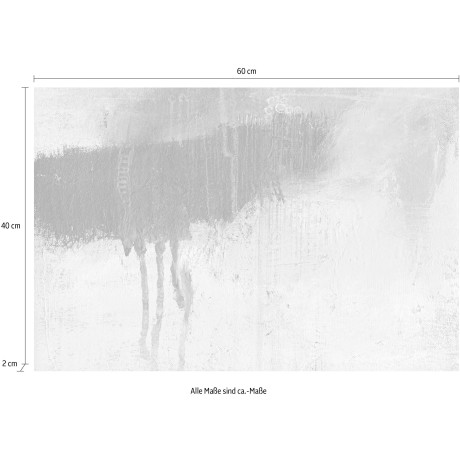 queence Artprint op linnen Kunstwerk Premium canvasstof, handgemaakt in Duitsland afbeelding2 - 1