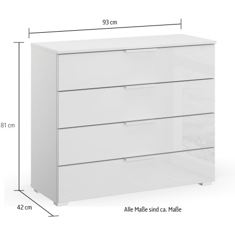 rauch Kast Koluna Breedte 93 cm met 4 grote lades voor veel opbergruimte MADE IN GERMANY afbeelding2 - 1