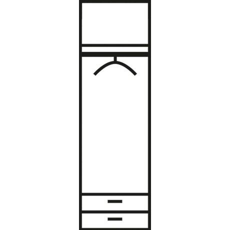 rauch Kledingkast Freiham met verzonken handgrepen en laden afbeelding2 - 1