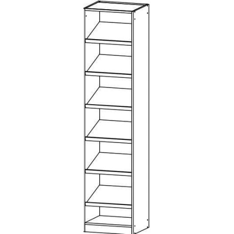 rauch Schoenenkast Minosa Breedte 47 cm met 6 schoenenplanken MADE IN GERMANY afbeelding2 - 1