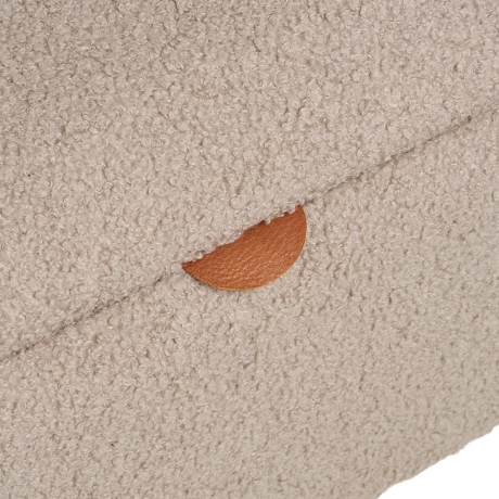 Rebecca bankje met opbergruimte beige bouclé - 95 x 45 cm afbeelding2 - 1