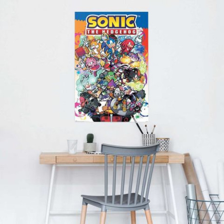 Reinders! Poster Sonic The Hedgehog - sonic comic characters afbeelding2 - 1