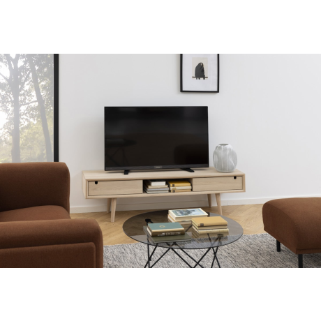 Roosje houten tv meubel naturel - 160 x 43 cm afbeelding2 - 1