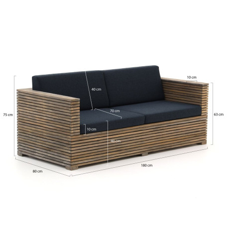 ROUGH-C lounge tuinbank 180cm - Laagste prijsgarantie! afbeelding2 - 1