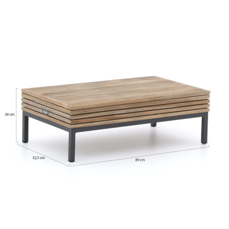 ROUGH-D lounge tuintafel 89x52,5cm - Laagste prijsgarantie! afbeelding2 - 1