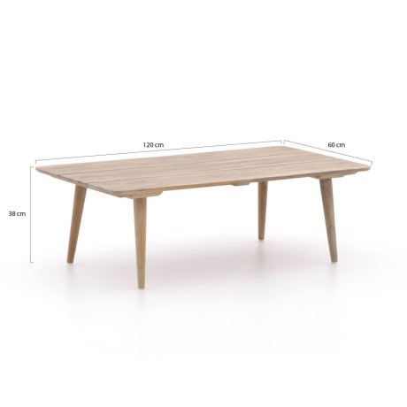 ROUGH-K lounge tuintafel 120x60x38cm - Laagste prijsgarantie! afbeelding2 - 1