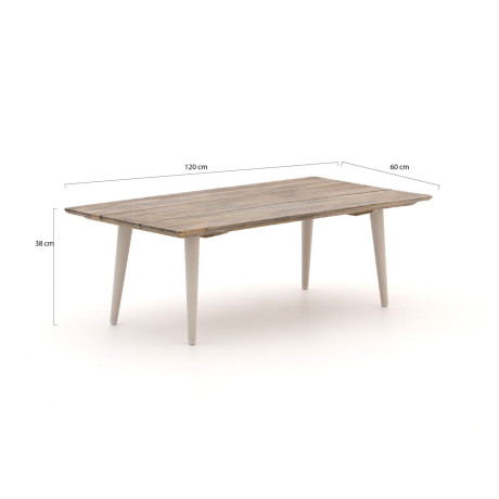 ROUGH-K lounge tuintafel 120x60x40cm - Laagste prijsgarantie! afbeelding2 - 1