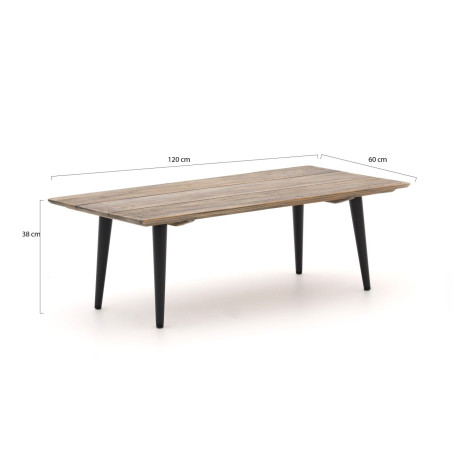 ROUGH-K lounge tuintafel 120x60x40cm - Laagste prijsgarantie! afbeelding2 - 1