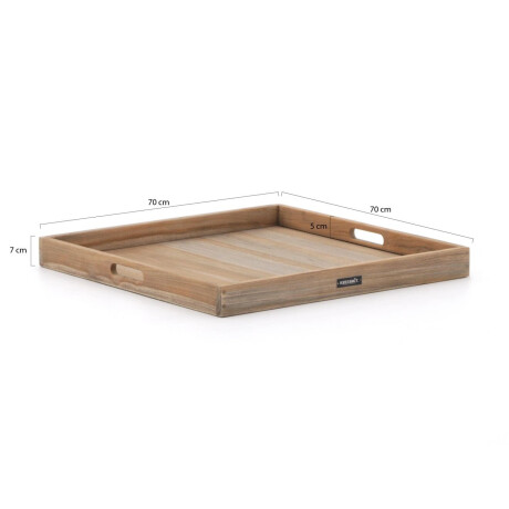 ROUGH-X dienblad 70x70cm - Laagste prijsgarantie! afbeelding2 - 1
