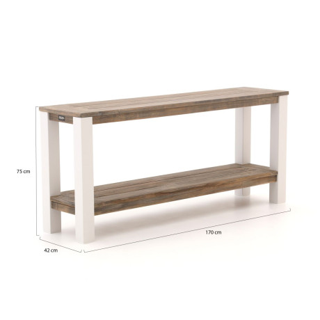 ROUGH-X sidetable 170x42x75cm - Laagste prijsgarantie! afbeelding2 - 1