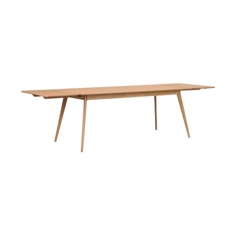 Yumi verlengbare houten eettafel naturel - 190 x 90 cm afbeelding2 - 1