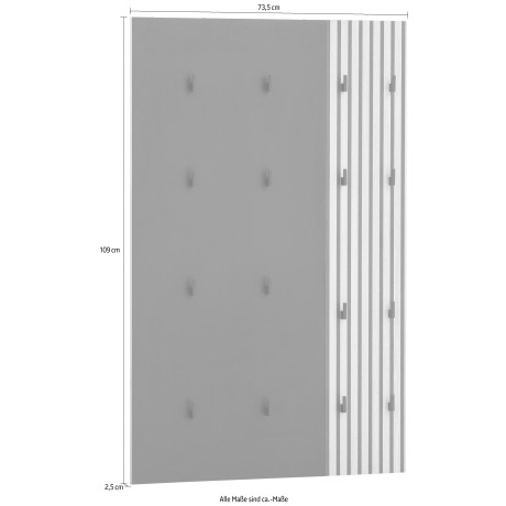 Schildmeyer Kapstokpaneel Alexa, breedte 73 cm afbeelding2 - 1