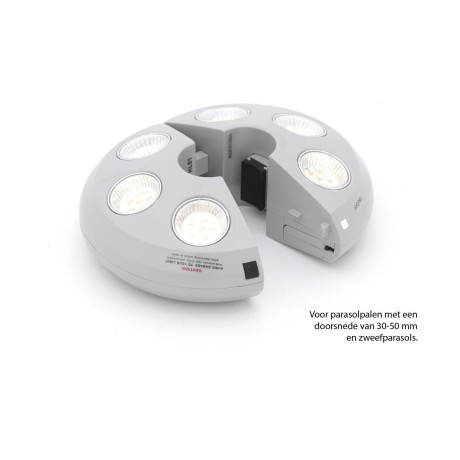 Shadowline 6-LED parasolverlichting - Laagste prijsgarantie! afbeelding2 - 1