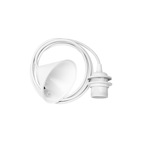 Silvia Mini hanglamp brushed brass - met koordset wit - Ø 32 cm afbeelding2 - 1