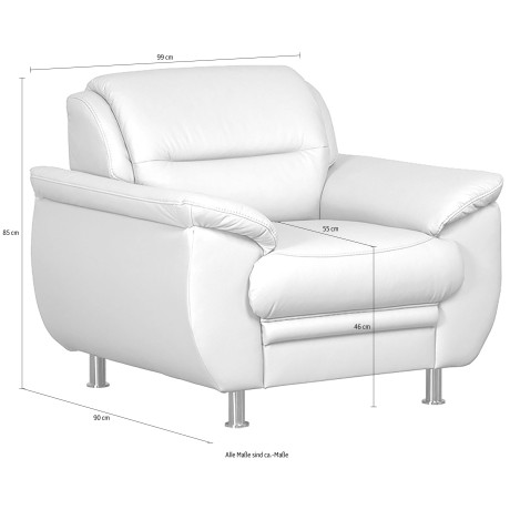 sit&more Fauteuil Milaan afbeelding2 - 1