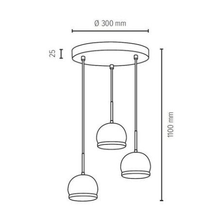 SPOT Light Hanglamp BALL WOOD Hanglamp, inclusief ledverlichting, eikenhout, kabel in te korten afbeelding2 - 1
