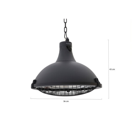 Sunred Bright Indus II hangende terrasverwarmer 2100 Watt - Laagste prijsgarantie! afbeelding2 - 1