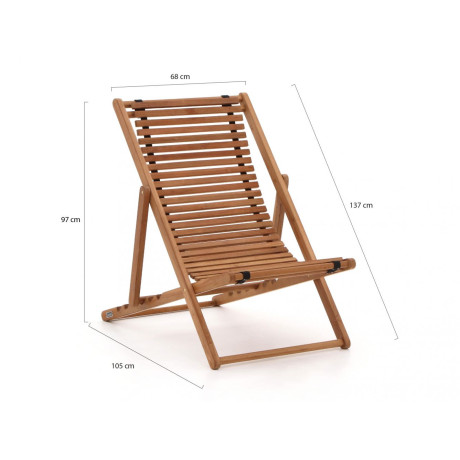Sunyard Barnsley strandstoel - Laagste prijsgarantie! afbeelding2 - 1