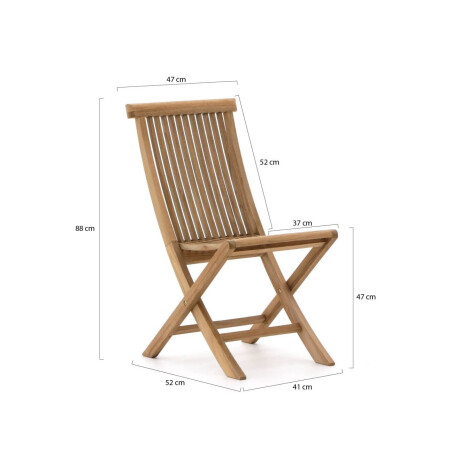 Sunyard Country/Wales 50cm balkonset 3-delig inklapbaar - Laagste prijsgarantie! afbeelding2 - 1