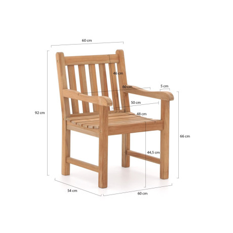 Sunyard Wales/Liverpool 210cm dining tuinset 7-delig - Laagste prijsgarantie! afbeelding2 - 1