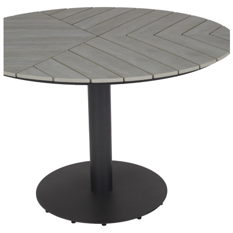 Timo ronde tuintafel grijs - Ø 113 cm afbeelding2 - 1