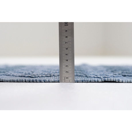 TOM TAILOR HOME Badmat Vintage wash Badmat, uni kleuren, ruitpatroon, met franjes, 100% katoen (1 stuk) afbeelding2 - 1