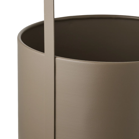 Tove metalen bloempotten bruin - set van 2 afbeelding2 - 1