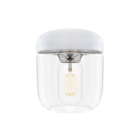 Acorn lampenkap wit met steel - Ø 14 cm afbeelding2 - 1