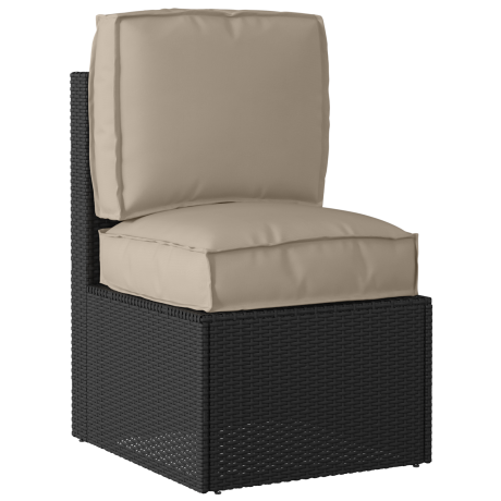 vidaXL 2-delige Palletkussen Set Taupe Oxford Stof afbeelding2 - 1