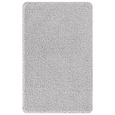 vidaXL 3-delige Badmattenset anti-slip polypropeen grijs afbeelding2 - 1