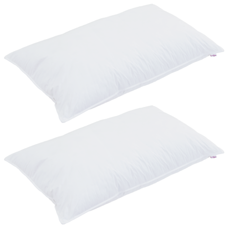 vidaXL All-season dekbed met kussen 3 pcs Wit Microvezel afbeelding2 - 1