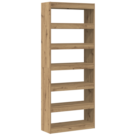 vidaXL Artisan Eiken Boekenplank Artisan Eiken Gefabriceerd Hout afbeelding2 - 1