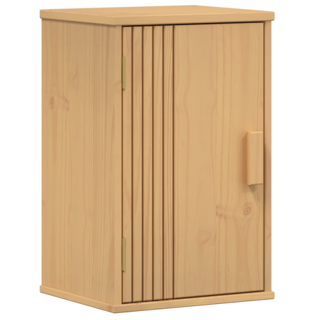 vidaXL Badkameropbergkast 35x30x55 cm massief grenenhout afbeelding2 - 1