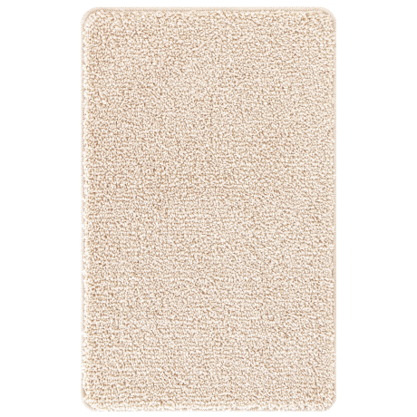 vidaXL Badmat rechthoekig anti-slip 50x80 cm polypropeen crèmekleurig afbeelding2 - 1