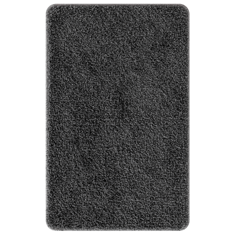 vidaXL Badmat rechthoekig anti-slip 50x80 cm polypropeen donkergrijs afbeelding2 - 1