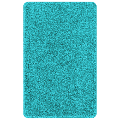 vidaXL Badmat rechthoekig anti-slip 50x80 cm polypropeen turquoise afbeelding2 - 1