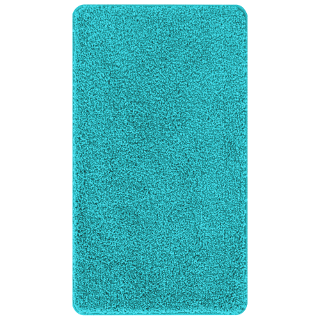 vidaXL Badmat rechthoekig anti-slip 70x120 cm polypropeen turquoise afbeelding2 - 1