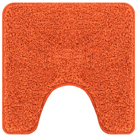vidaXL Badmat U-vormig anti-slip 50x50 cm polypropeen donkergrijs afbeelding2 - 1