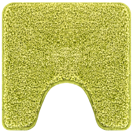 vidaXL Badmat U-vormig anti-slip 50x50 cm polypropeen groen afbeelding2 - 1