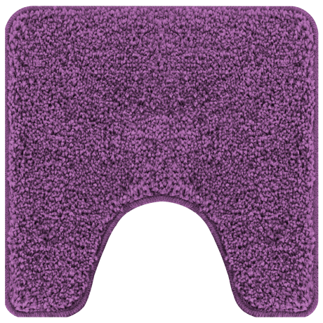 vidaXL Badmat U-vormig anti-slip 50x50 cm polypropeen paars afbeelding2 - 1