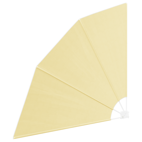 vidaXL Balkon Privacy Scherm Zand 160 x 160 cm Stof afbeelding2 - 1