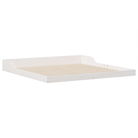 vidaXL Bedframe Wit 180 x 200 cm Massief grenenhout afbeelding2 - 1