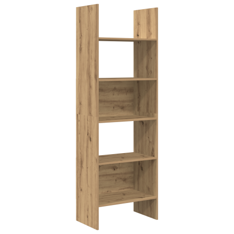 vidaXL Boekenkast Artisan Eiken 60 x 35 x 180 cm Bewerkt hout afbeelding2 - 1
