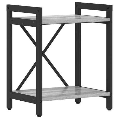 vidaXL Boekenkast Grijs sonoma 40 x 30 x 50 cm Bewerkt hout afbeelding2 - 1