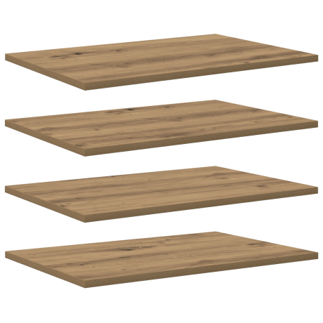 vidaXL Boekenplank Bord 4 pcs Bruin 100 x 40 x 1.5cm Spaanplaat afbeelding2 - 1