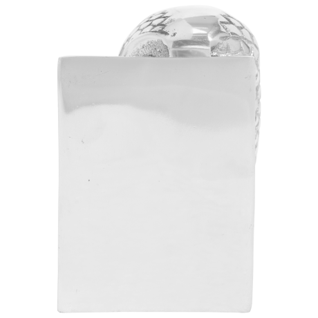 vidaXL Boekensteunen 2 st uil 7x9x11 cm aluminium zilverkleurig afbeelding2 - 1