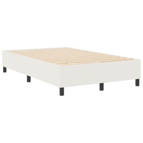 vidaXL Boxspringbed Crème 120x200 cm Corduroy Stof afbeelding2 - 1