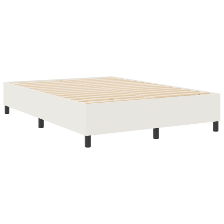 vidaXL Boxspringbed Crème 140x200 cm Corduroystof afbeelding2 - 1