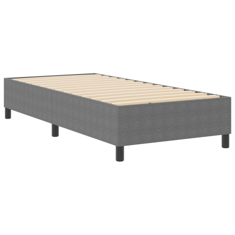 vidaXL Boxspringbed Lichtgrijs 100x200 cm Katoen Corduroy afbeelding2 - 1