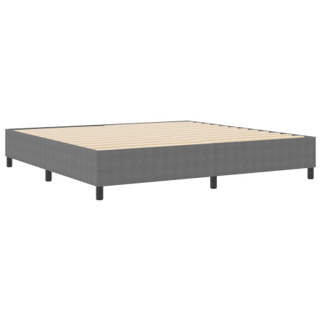 vidaXL Boxspringbed Lichtgrijs 200x200 cm Corduroy Stof afbeelding2 - 1